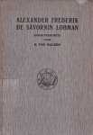 H. van Malsen - Alexander  Frederik de Savornin Lohman