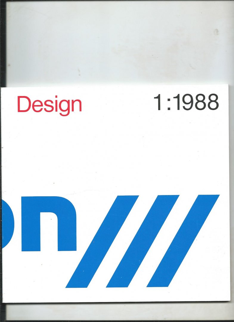 Bernsen, Jens (Editor) - Design 1:1988. The European Design Prize 1988