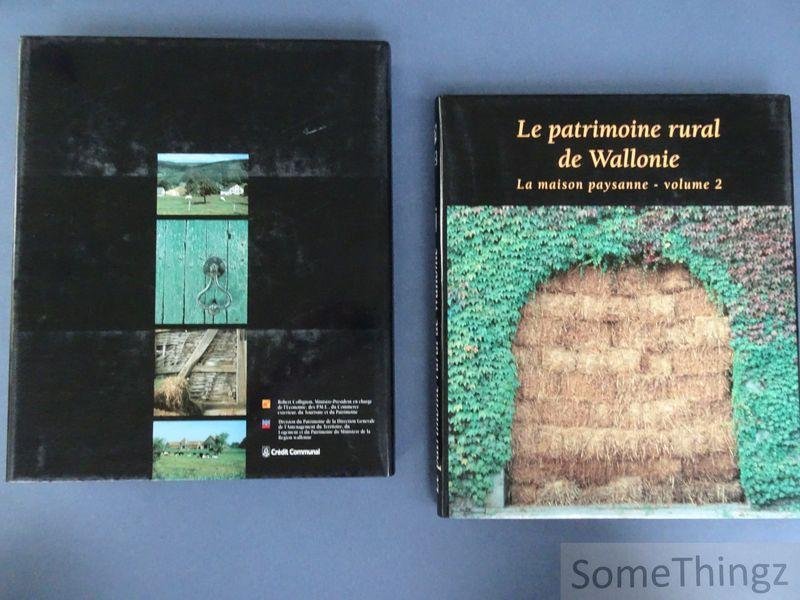 Genicot, Luc-Francis / Butil, Patricia / de Jonghe, Sabine / Lozet, Bernadette et Weber, Philippe. - Le patrimoine rural de Wallonie. La maison paysanne. Vol.1: Des modèles aux réalités. Vol.2: Portefeuille d'architecture régionale.
