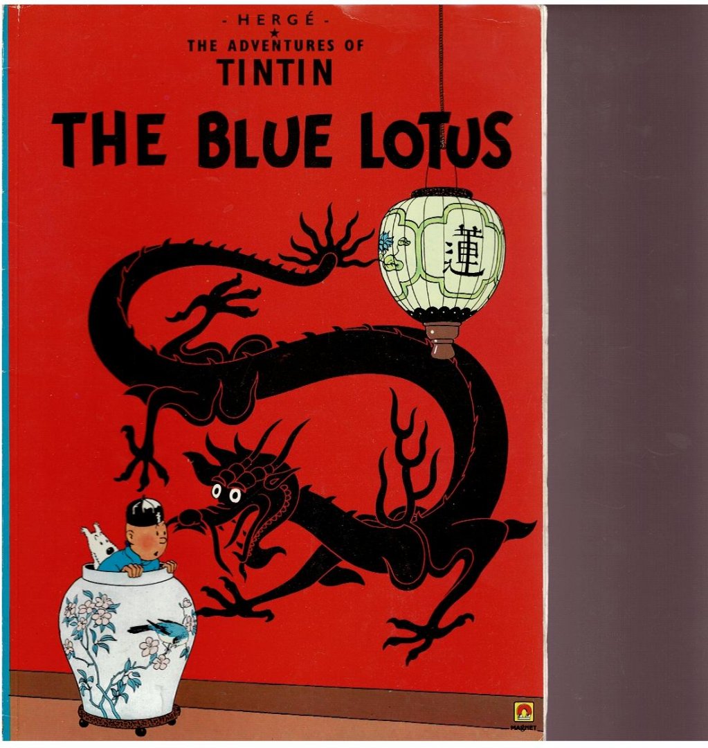 Hergé - Tintin the blue Lotus
