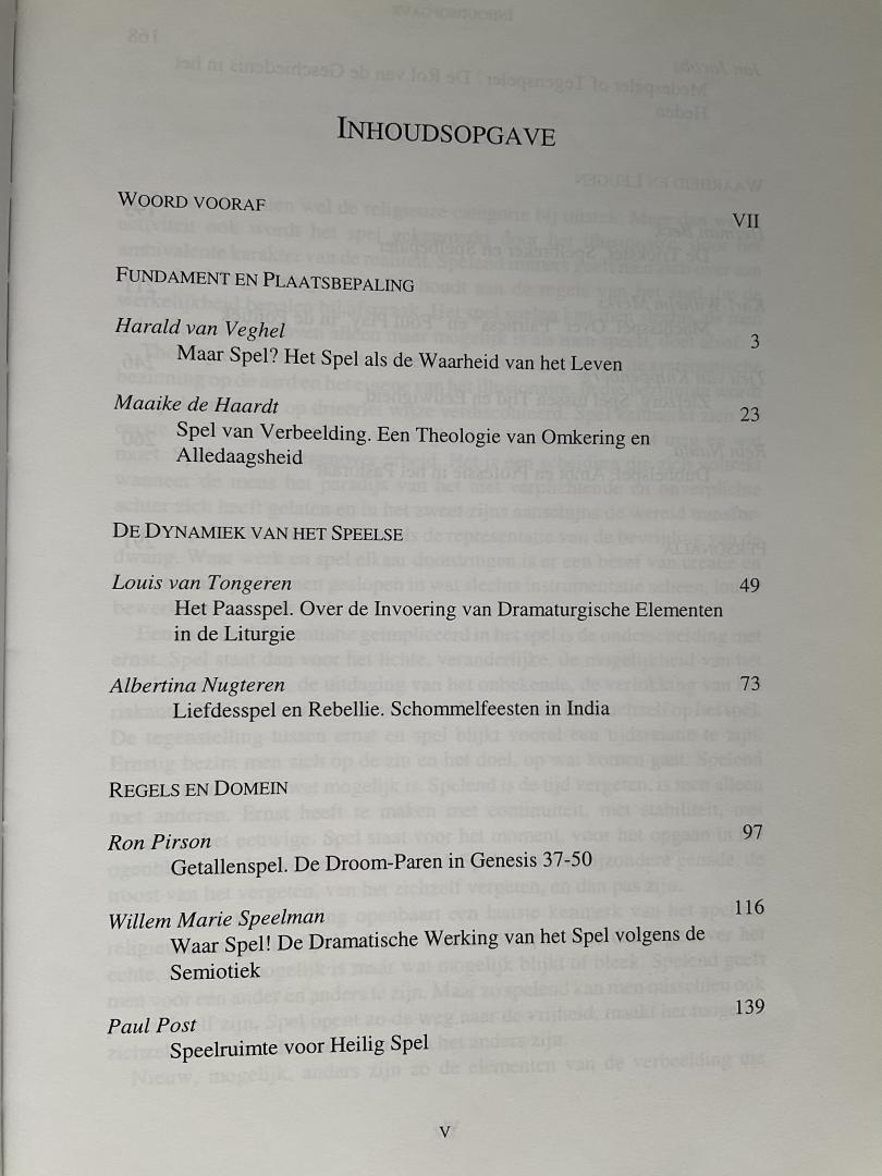 Beck, Herman, Nauta, Rein, Post, Paul - Over spel, Theologie als drama en illusie