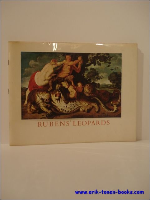 HELD, JULIUS S. - P.P. Rubens: The Leopards, Originale de Mia Mano
