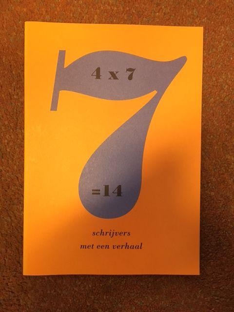 Div. auteurs (o.m. Beijnum, Kees Van / Grunberg, Arnon) - 4 X 7 = 14 Schijvers Met Een Verhaal