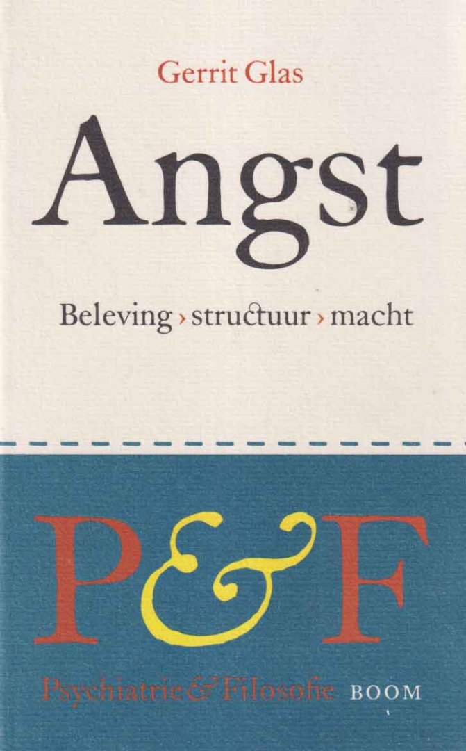 Glas, Gerrit - Angst: beleving, structuur, macht