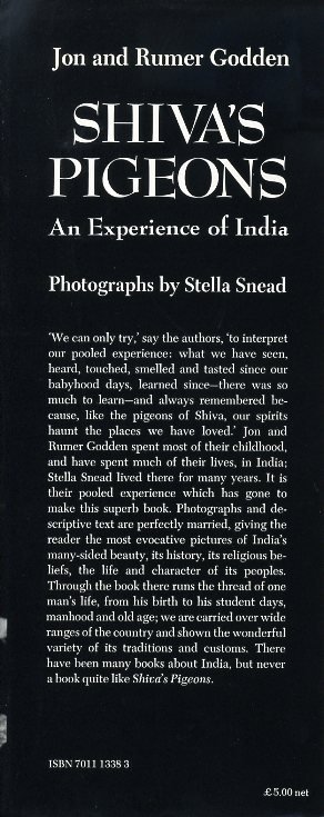 Godden, Jon en Rumer - Shiva's Pigeons. An experience of India.