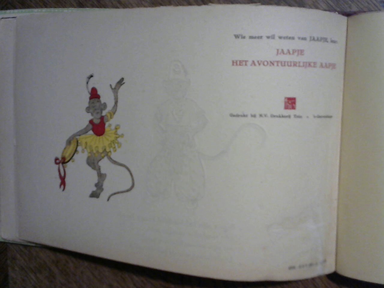 IJzerman Hermien tekst en tekeningen - Het Aapje Jaapje / en Jaapje het avontuurlijke Aapje