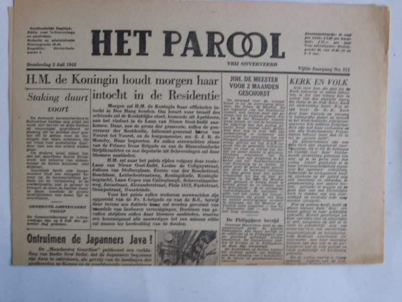  - Het Parool, Dagblad voor Den Haag