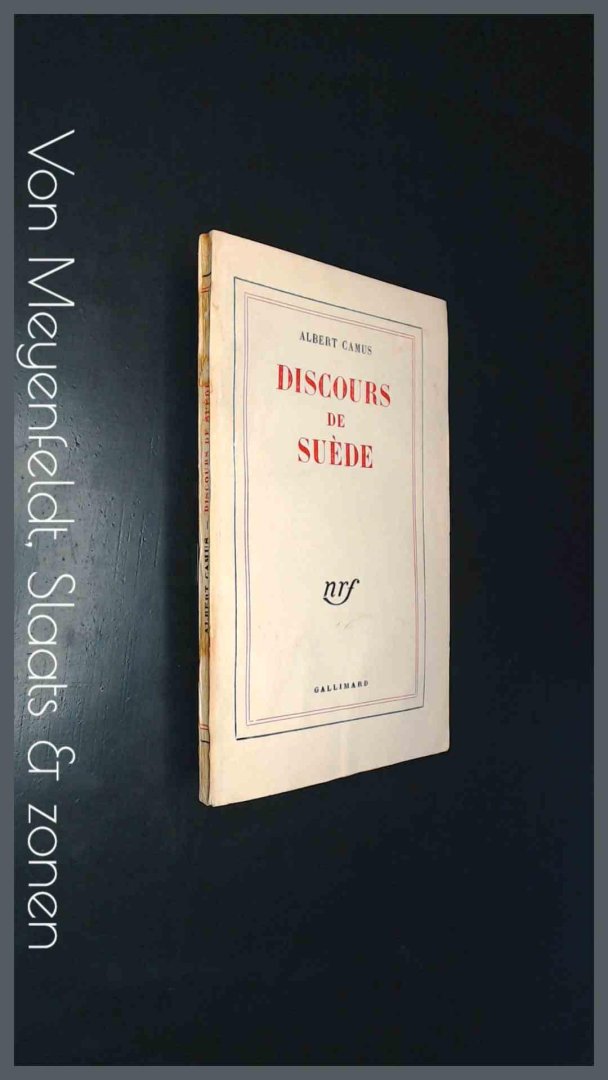 Camus, Albert - Discours de suede