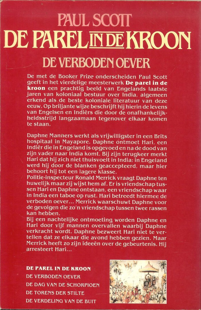 Scott  Paul  ..  Vertaling  L. Mendelson - Wolsak - De parel in de kroon Deel I. De verboden oever.