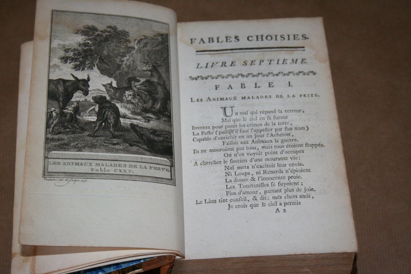 J. de La Fontaine - Fables Choisies Mises en Vers par J. de La Fontaine - Tome IV, V & VI