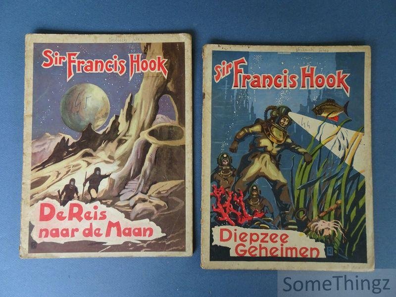 Karlos (K.) (tekenaar). - Sir Francis Hook. De reis naar de maan. / Diepzee geheimen. [2 deeltjes.]