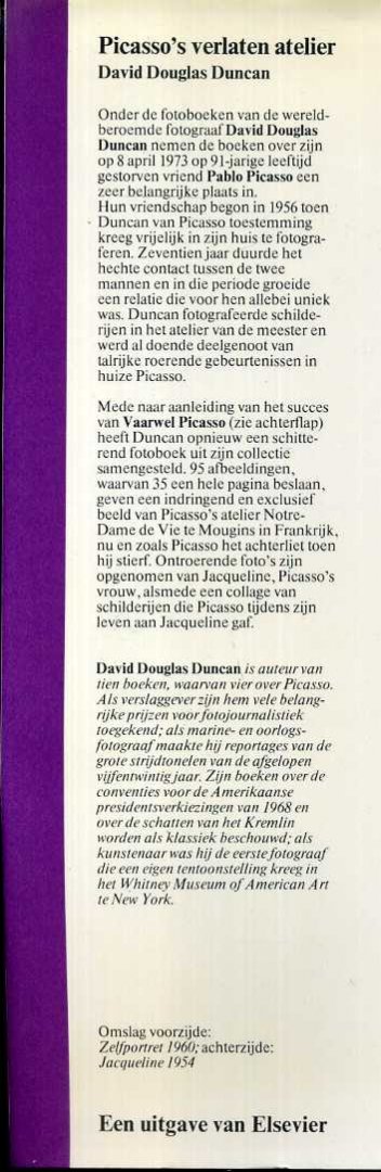 Duncan, David Douglas - Picasso's verlaten atelier.