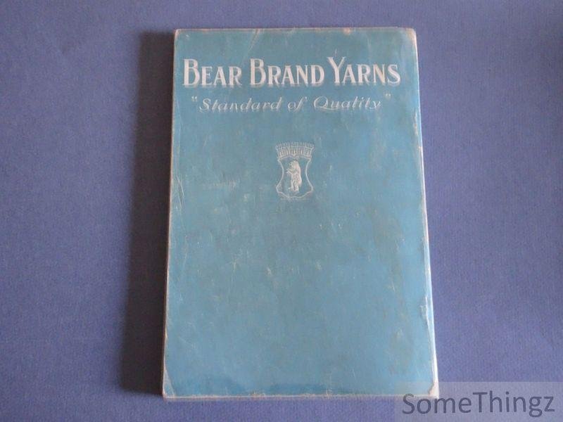 N/A.- Bernard Ulmann. - Bear Brand Blue Book of Yarnkraft Manual of Worsted Work. Volume 18.