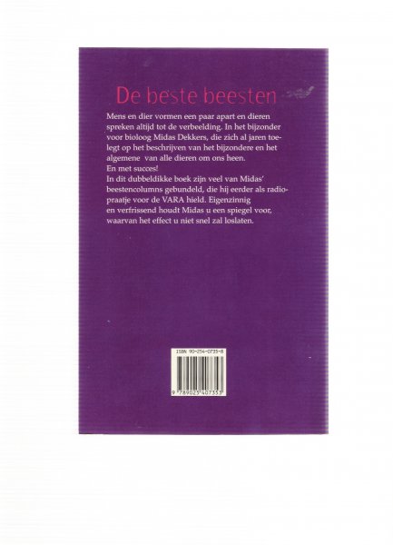 dekkers, midas - de beste beesten