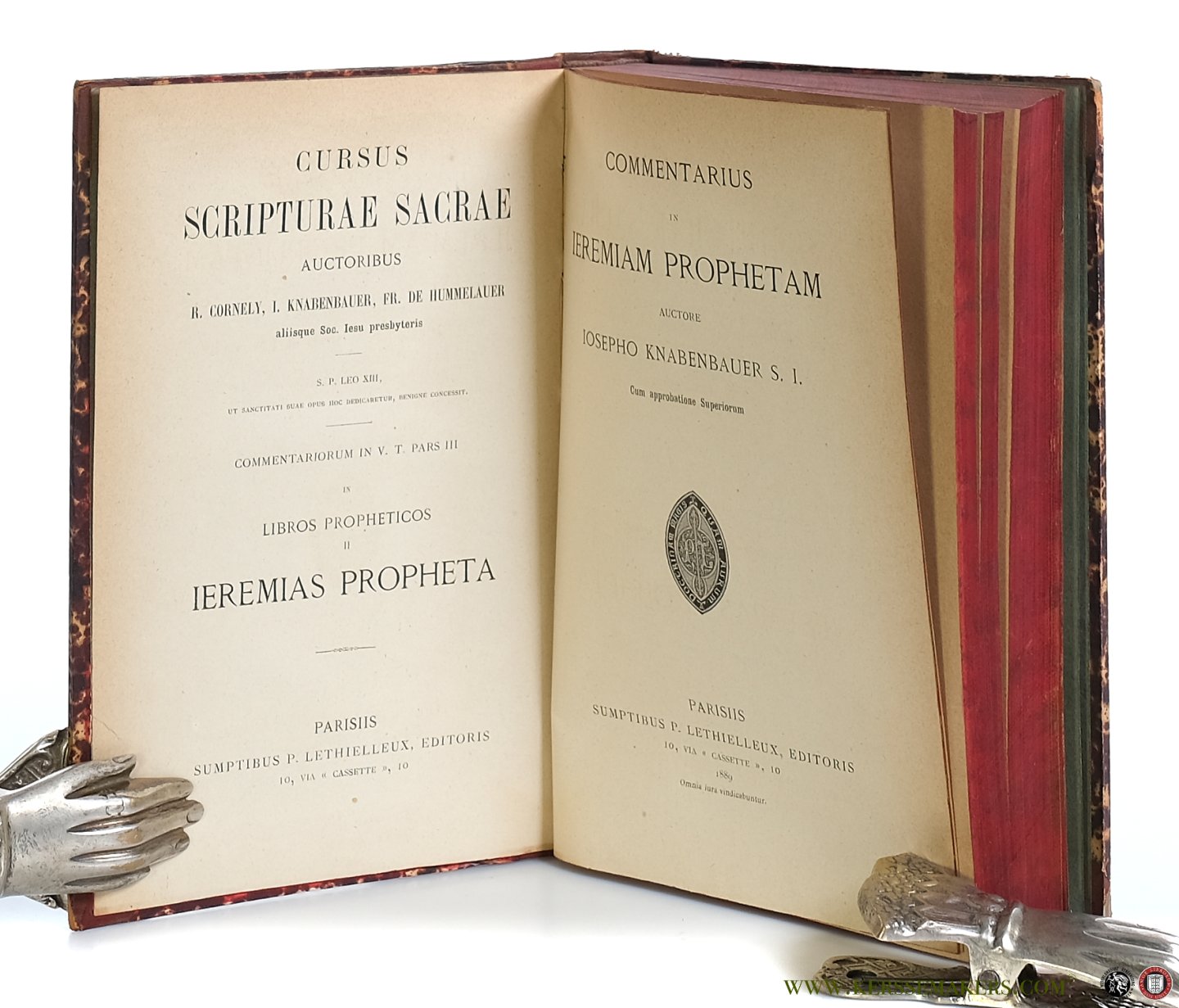 Knabenbauer, Josepho. - Commentarius in Ieremiam Prophetam [ Ieremias Propheta ].