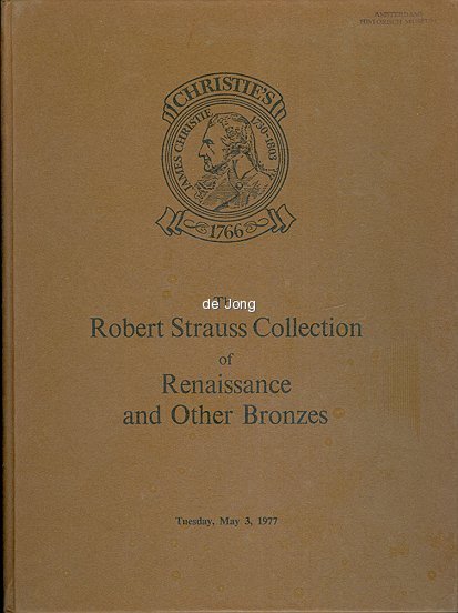 diverse auteurs - Kunstveiling Christie's - The Robert Strauss Collection of Renaissance and Other Bronzes
