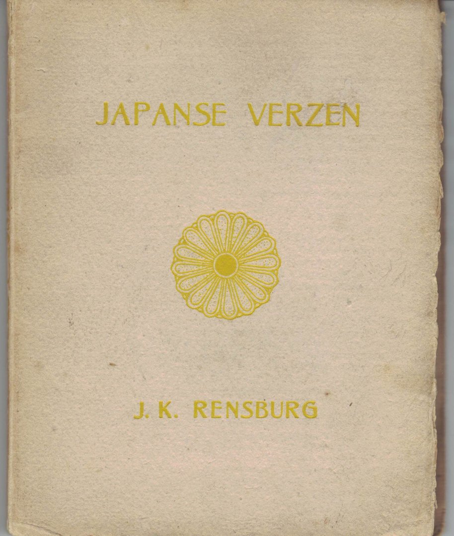 Rensburg J. K. ( = Jacques Karel ) - Japanse verzen