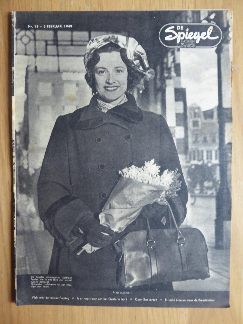 Vliet, T. van (redactie) - De Spiegel - Christelijk nationaal weekblad 5 februari 1949 - No. 19
