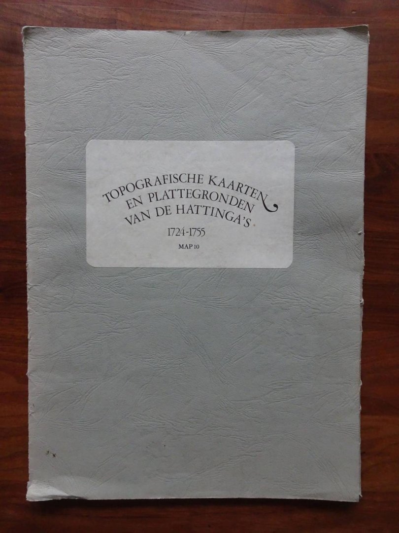 (Hattinga). - Topografische kaarten en plattegronden van de Hattinga's 1724-1755, map 10.