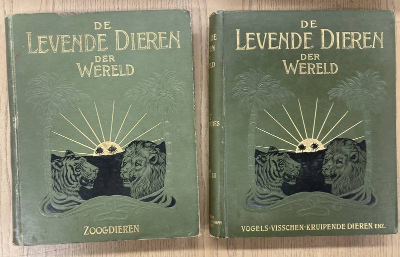CORNISH, CHARLES J. - De Levende Dieren der wereld. Een beeld van het dierenrijk voor iedereen. Deel I & II