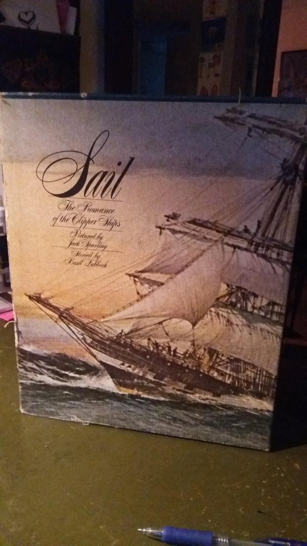 B.Lubbock  ( illustrations bij J.Spurling ) - Sail ( 3 delen in cassette ) ( the romance of sail)