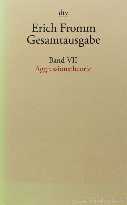 FROMM, E. - Aggressionstheorie.