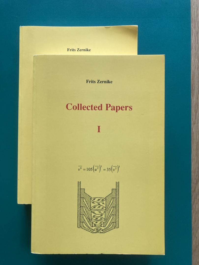 Zernike, Frits - The Collected Papers of Frits Zernike (1888-1966). Editor Henk Kubbinga. TWEE DELEN