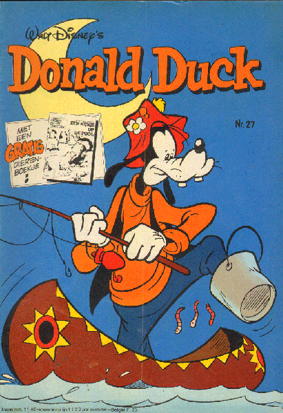 Disney, Walt - Donald Duck 1981 nr. 27, 3 juli , Een Vrolijk Weekblad, goede staat, dierenboekje ontbreekt