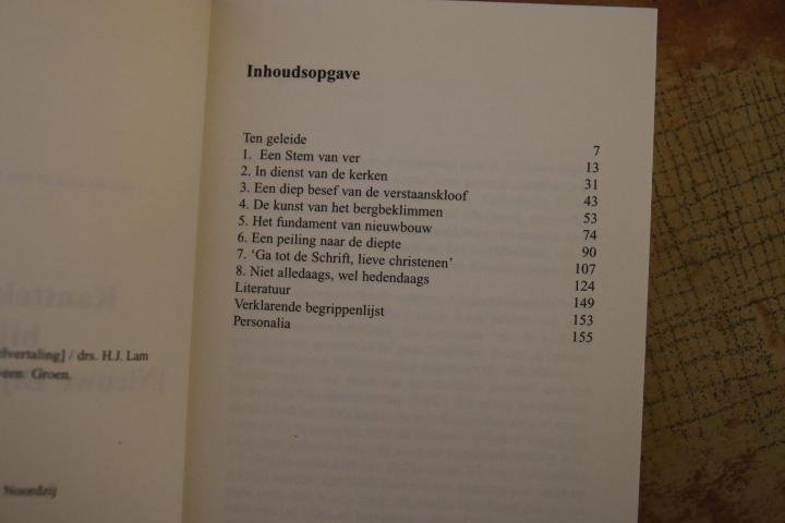 Lam, drs. H.J. en Vergunst, drs. P.J. ( red. ) - Kanttekeningen bij de [ Nieuwe Bijbelvertaling ]