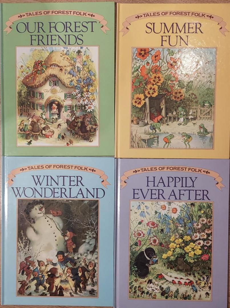 Ward Lock Ltd. - Tales of Forest Folk, 4 delen: Winter Wonderland, Happily Ever After, Our Forest Friens, Summer Fun