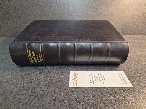 CALVIIN, IAN, CALVIJN, JOHANNES, - Harmonia, dat is een t’samen-stemminghe ghemaeckt uyt de dry evangelisten namelijck Mattheo, Marco ende Luca, met de uutlegginghe van Ian Calviin. Overgheset uyt den Latijnsche by Gerardum Gallinacum, in sijn leven dienaer des woordts Gods.. H...