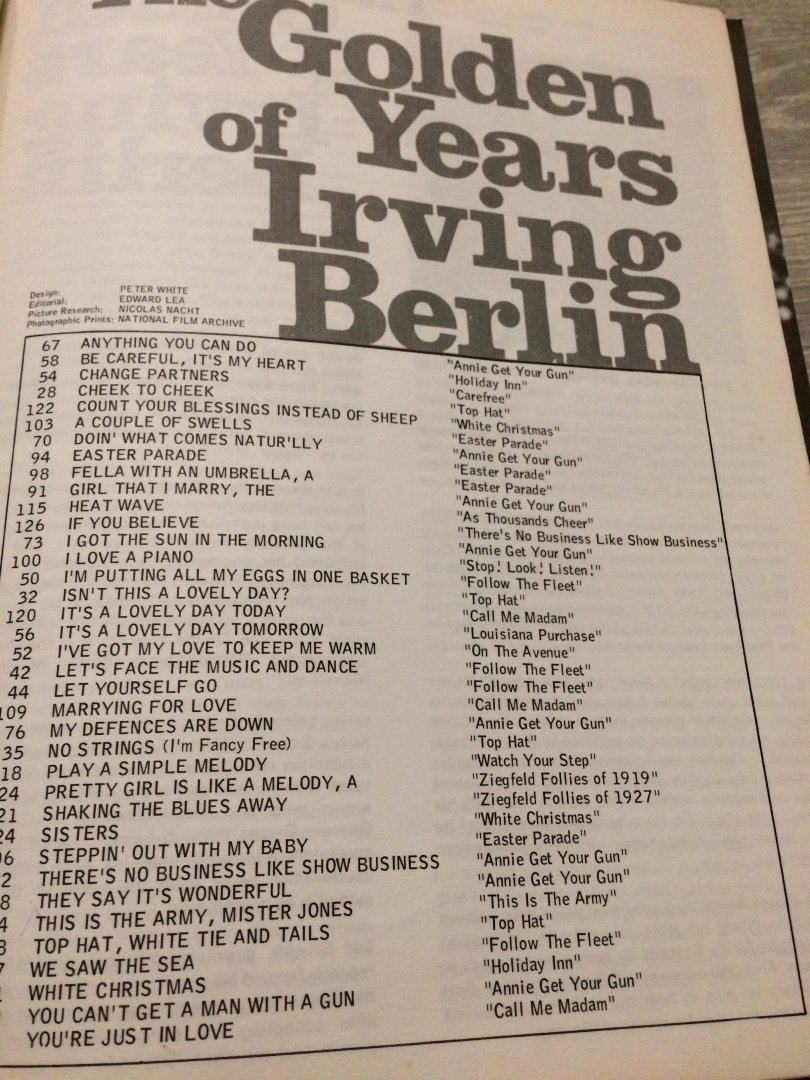Irving Berlin - 90 Golden years of Irving Berlin
