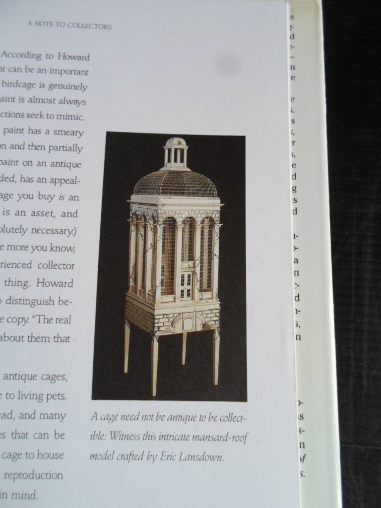 Garisto, Leslie - Birdcage Book, Antique Birdcages for the Contemporary Collector