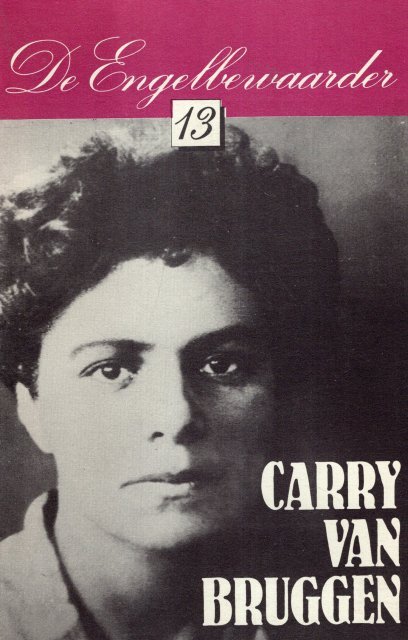 Fontijn, Jan & Diny Schouten (eds.) - Carry van Bruggen (1881-1932).