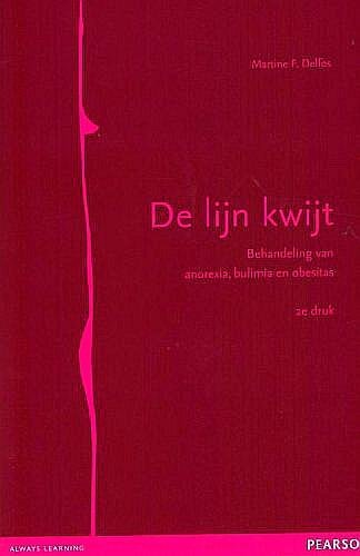 Delfos , Martine F.  [ isbn 9789026522383 ]  inv  2816 - De Lijn Kwijt . ( Behandeling van anorexia, bulimia en obesitas . ) In De lijn kwijt beschrijft Martine Delfos een behandeling van eetstoornissen vanuit het perspectief van de aanleg. Wetenschappelijk onderzoek heeft inmiddels aangetoond dat niet  -