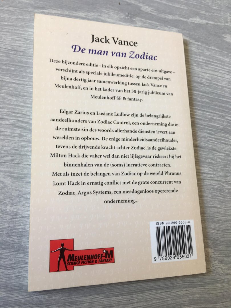 Jack Vance - De man van Zodiac
