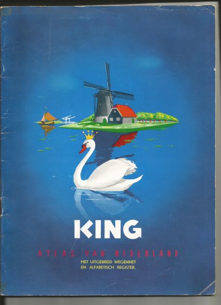 redactie - King Atlas Nederland met uitgebreid wegennet en alfabetisch register