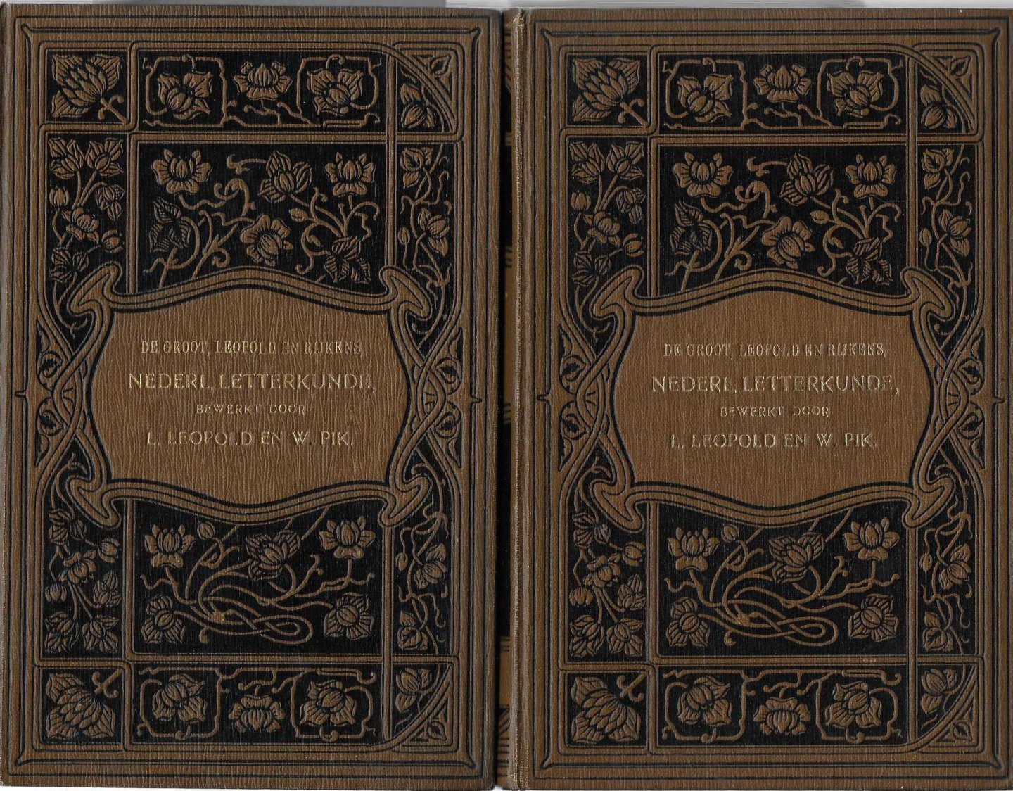 Leopold, L.; Pik, W. - Nederlandsche Letterkunde, Schrijvers en Schrijfsters na 1600