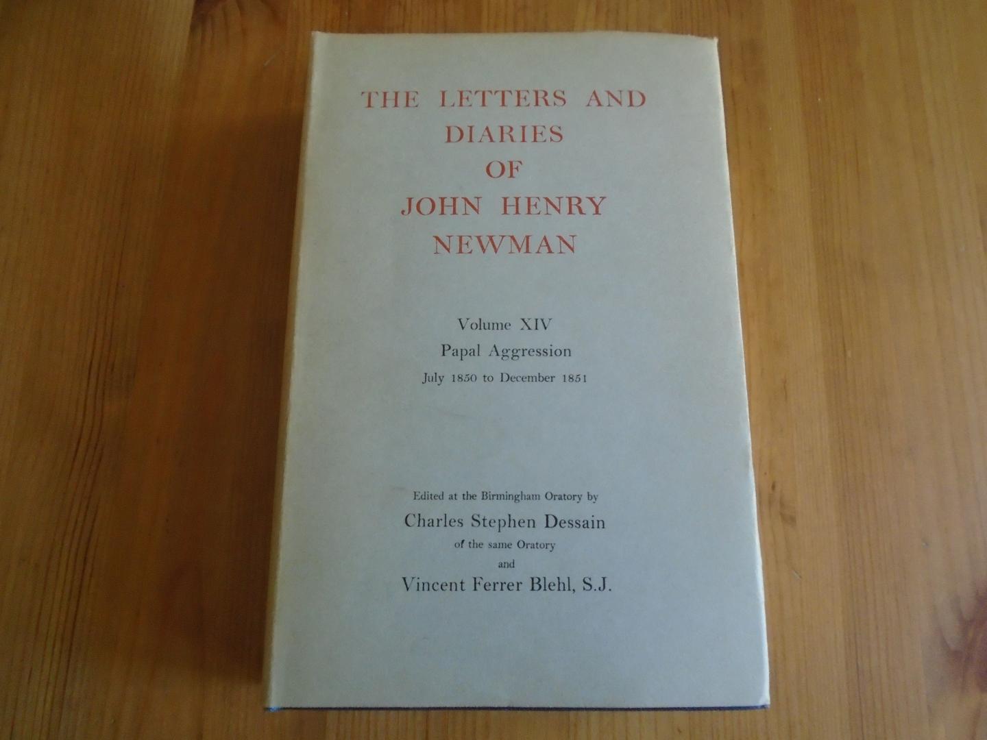 Newman, John Henry - The Letters and Diaries of John Henry Newman, Volume XIV: Papal Aggression, July 1850 to December 1851