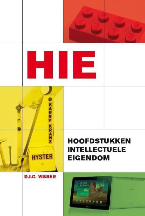 Visser, Dirk - Hoofdstukken intellectuele eigendom