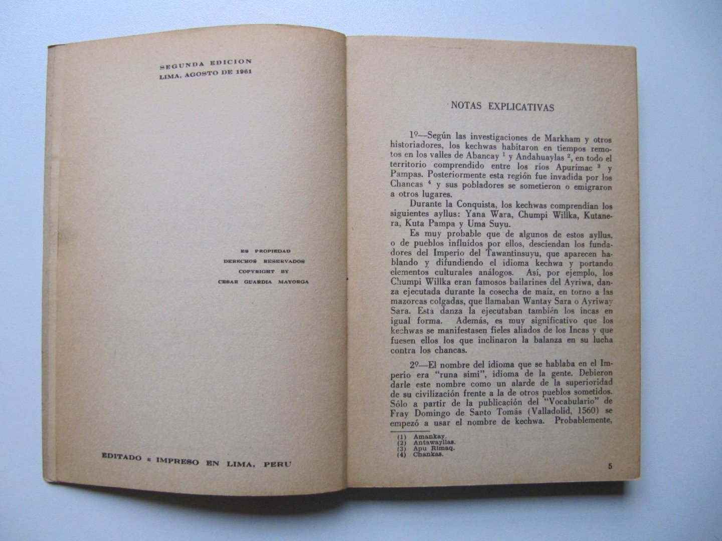 Cesar Guardia Mayorga - Diccionario Kechwa - Castellano / Castellano - Kechwa