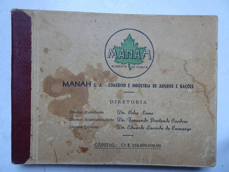 No author. - Manah S.A.- Comércio e Indústria de adubos e rações.