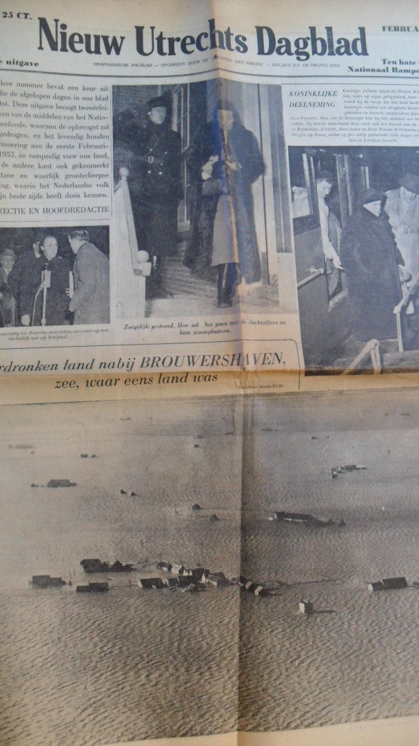 Redactie - Nieuw Utrechts Dagblad speciale uitgave t.b.v. het Nationaal Rampenfonds '53