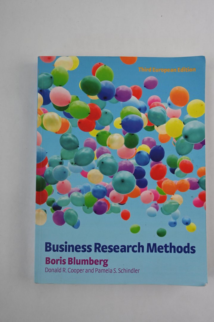 Blumberg Boris, Cooper D.R. anbd Schindler P.S. - Business Research Methods