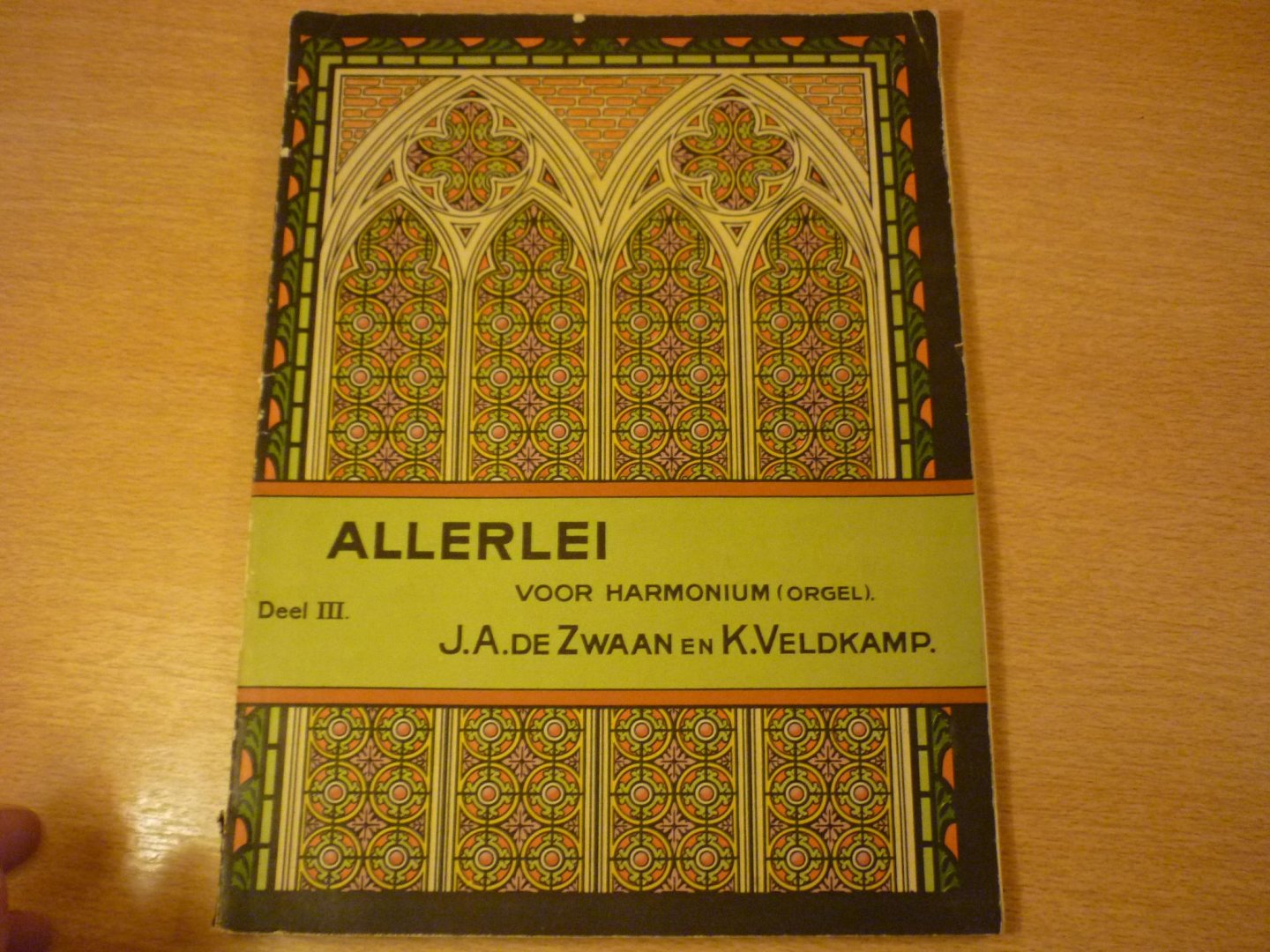 Zwaan; J.A. de / K. veldman - Allerlei - deel III; voor orgel