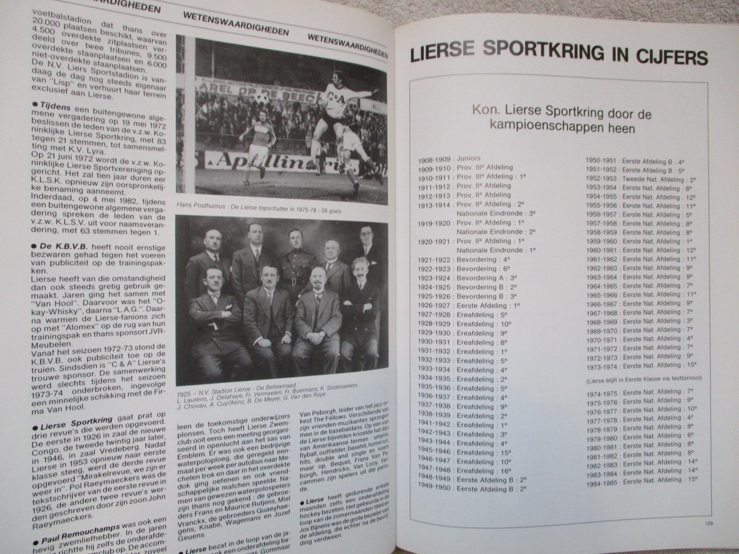 Geuens, Bob - 80 jaar goud-zwart. Koninklijke LIERSE Sportkring 1906-1986.
