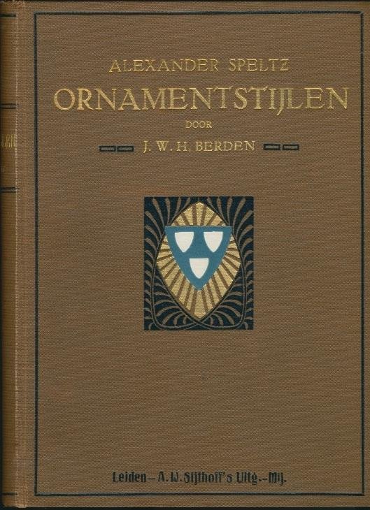 Berden, J.H.W. (bew.) - Ornamentstijlen door afbeeldingen met verklarende tekst voorgesteld in historische volgorde naar het handboek van Alexander Speltz. Met ongeveer 4500 Afbeeldingen.