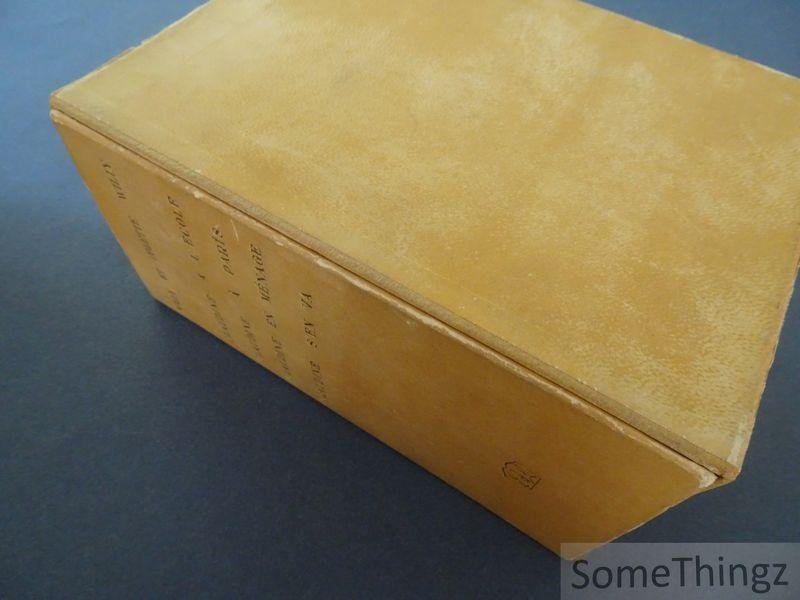 Willy et Colette Willy / Christian Berard (ills.) - Claudine à l'école.- Claudine à Paris.- Claudine en ménage.- Claudine s'en va. [4 volumes avec emboîtage orig.]