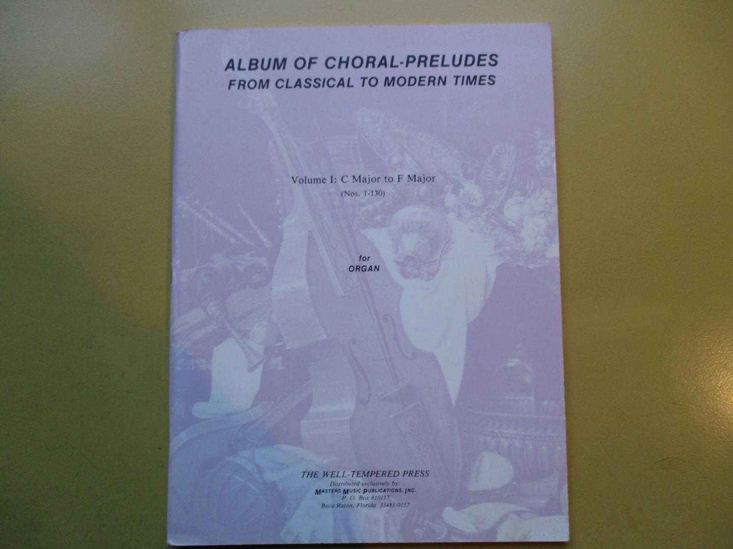 Diverse auteurs - Album of Choral-Preludes from Classical to Modern Times