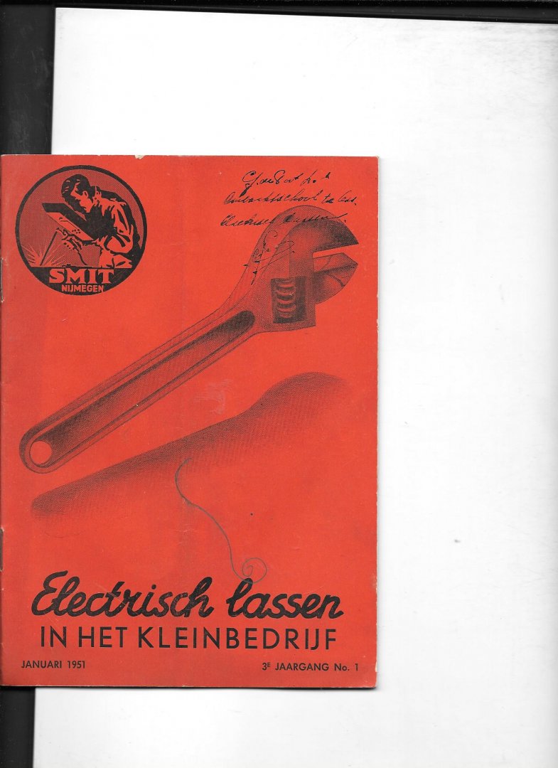 redactie - Electrisch lassen in het kleinbedrijf 1951